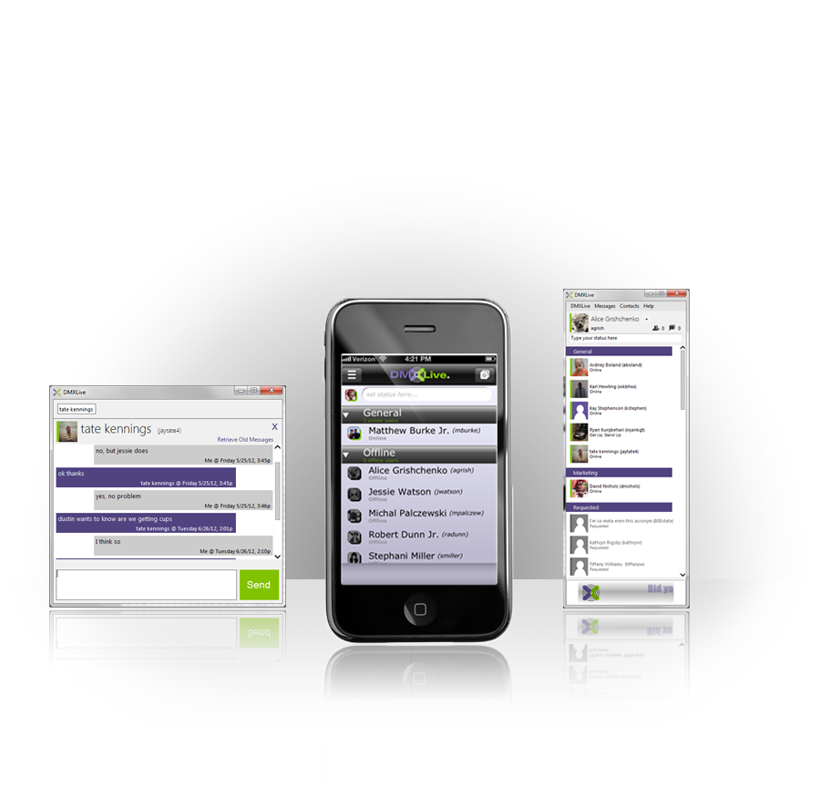 DMXLive Secure Instant Messaging